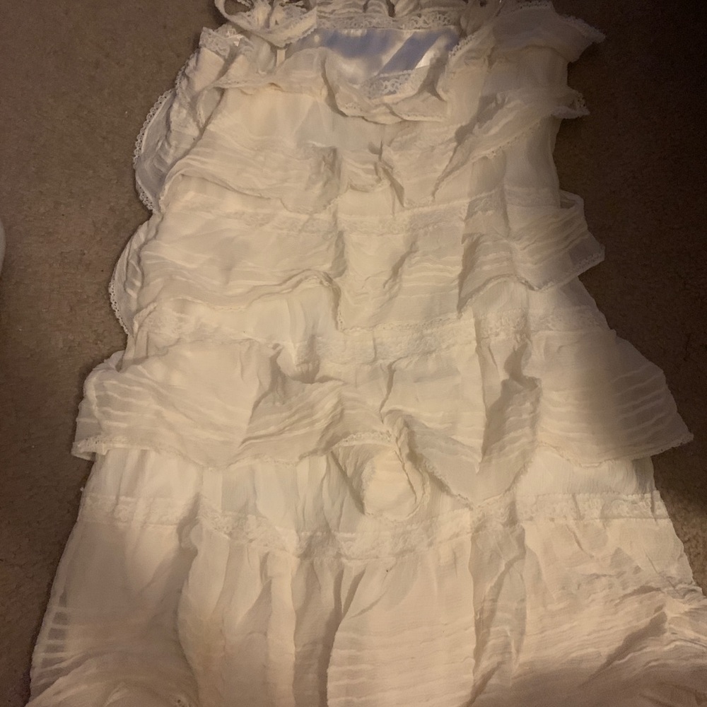 BCBG TIERED RUFFLE DRESS - Picture 2 of 10